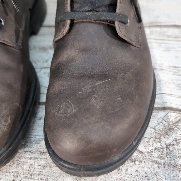 Blundstone Lace-Up Leather Boots Brown Work Casual Ankle Shoes – Men’s 8 - Picture 3 of 11